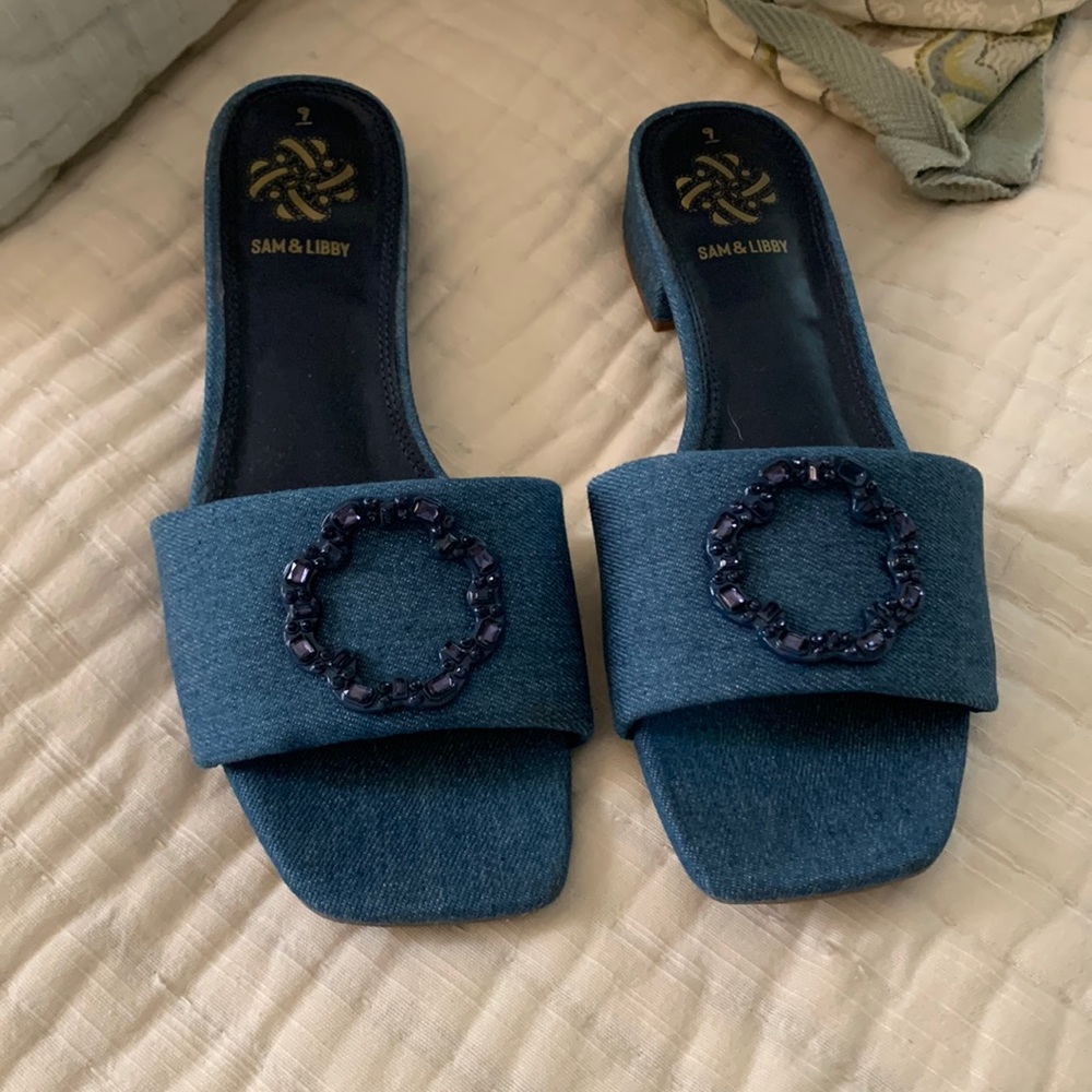 Sam & Libby Chambray Flats